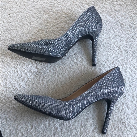 MICHAEL Michael Kors silver heels - Picture 2 of 7